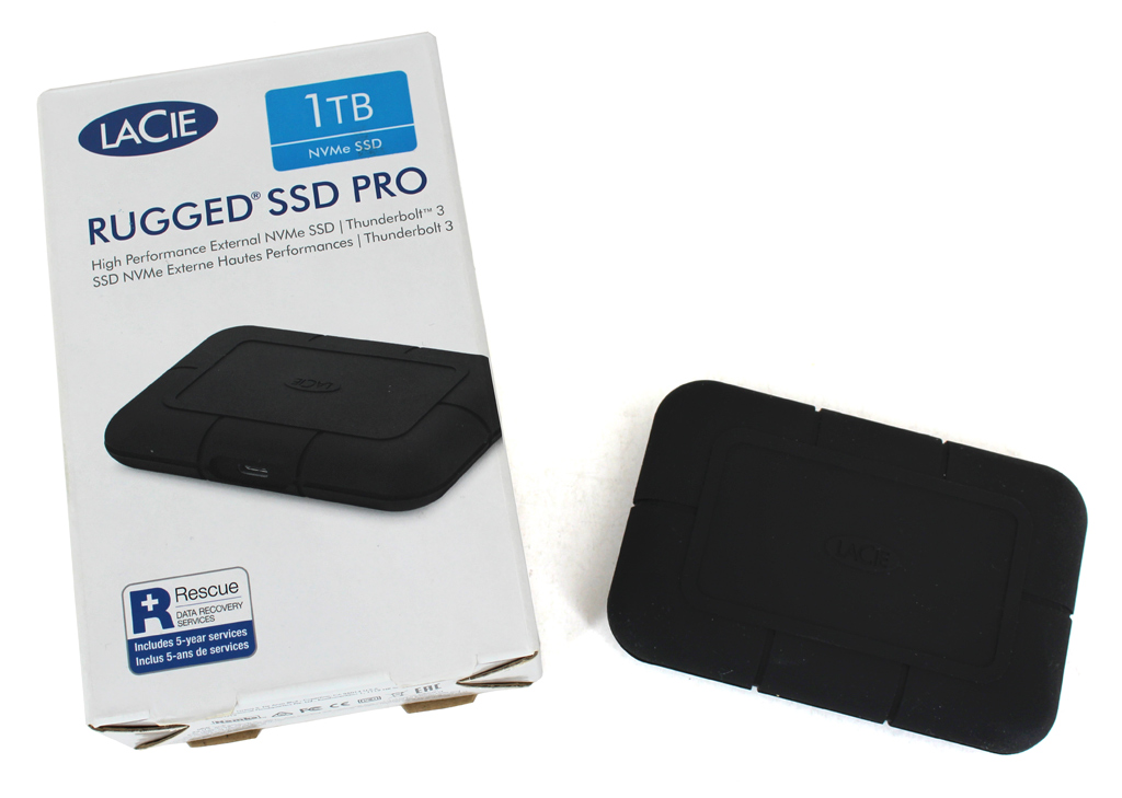 Für besonders widrige Umgebungen geeignet: LaCie Rugged SSD Pro.