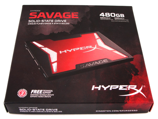 Kingston HyperX Savage SSD mit 480 GB im Test