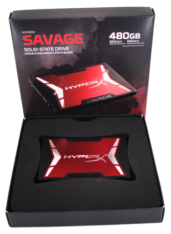 Die HyperX Savage-Laufwerke setzen auf modernen A19 nm Toshiba-MLC-Flash.