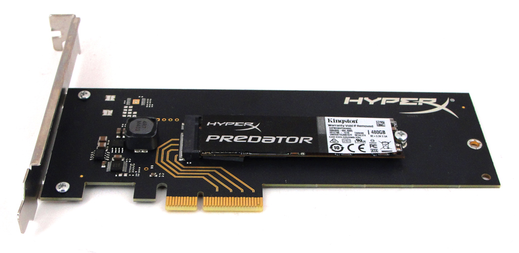Die HyperX Predator SSD-Serie ist als M.2-Modul erhältlich oder wahlweise auch adaptiert in Form einer PCIe 2.0 x4 Karte.