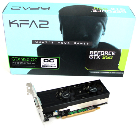 KFA2 GeForce GTX 950 OC Low-Profile im Test