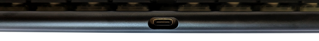Zentraler USB-C Anschluss.