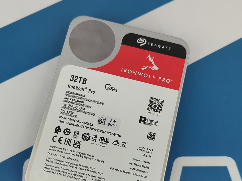 Seagate IronWolf Pro 32 TB NAS HDD im Test