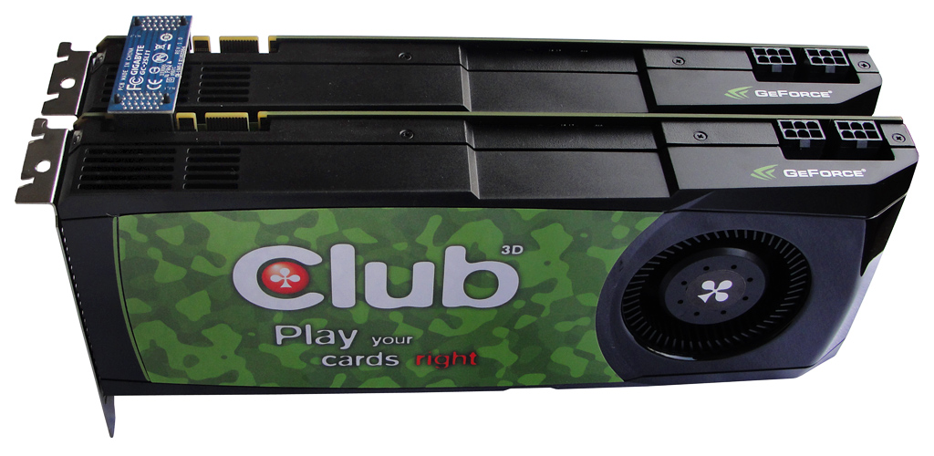 Die Club 3D GeForce GTX 570 in SLI-Konfiguration.