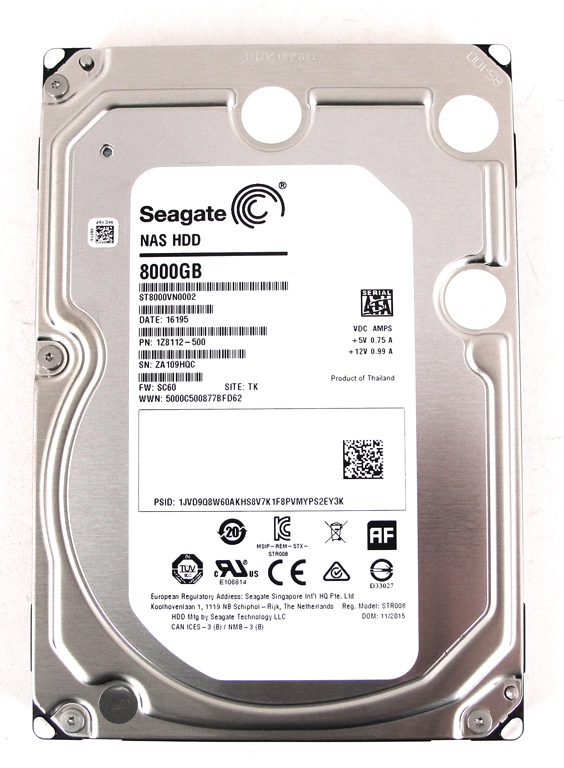 Seagate NAS HDD, 8 TB