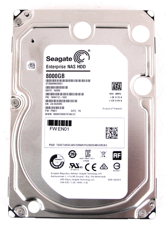 Seagate Enterprise NAS HDD, 8 TB
