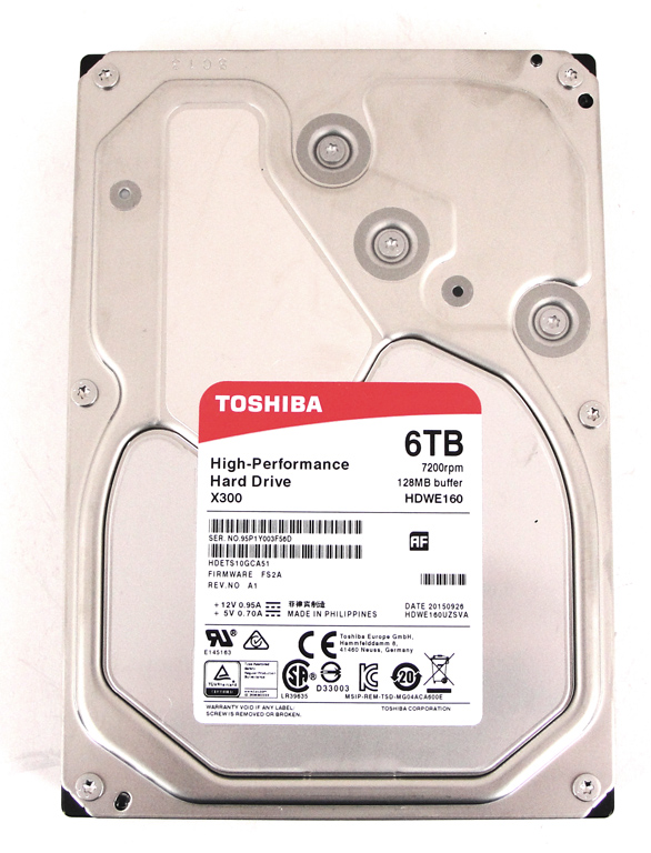 Toshiba X300 High-Performance, 6 TB