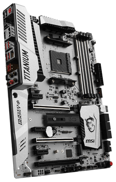 Das MSI X370 XPower Gaming Titanium diente als Mainboard für unsere Ryzen-Praxistests.