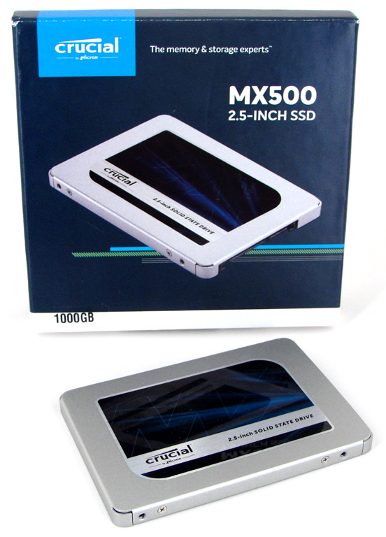 Lässt in Sachen Preis/Leistung alles hinter sich: Die Crucial MX500 mit 1 TB.