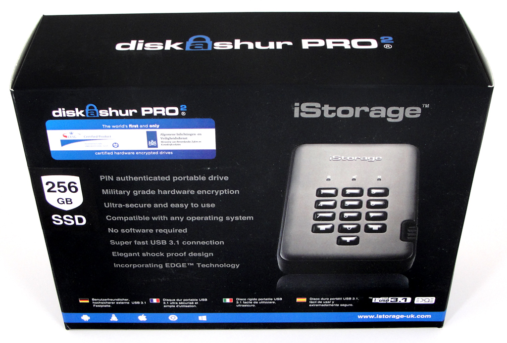 Mit der neuen diskAshur PRO² SSD bietet Hersteller iStorage eine Speicherlösung mit Hardwareverschlüsselung an.