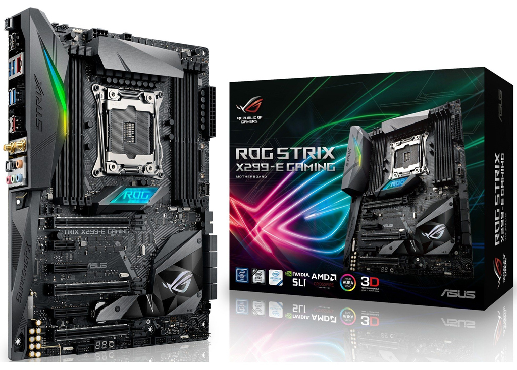 Das ASUS ROG Strix X299-E Gaming zählt zu den absoluten High-End-Produkten auf dem Markt der X299-Boards.
