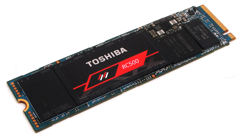 Die SSD von KIOXIA trägt noch die Bezeichnung Toshiba RC500.