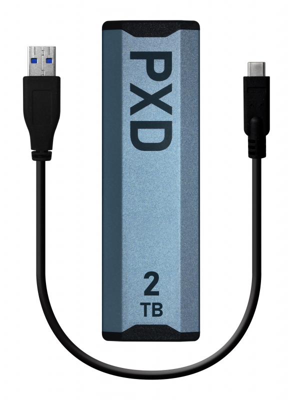 Patriot PXD M.2 PCIe Type-C SSD mit Anschlusskabel