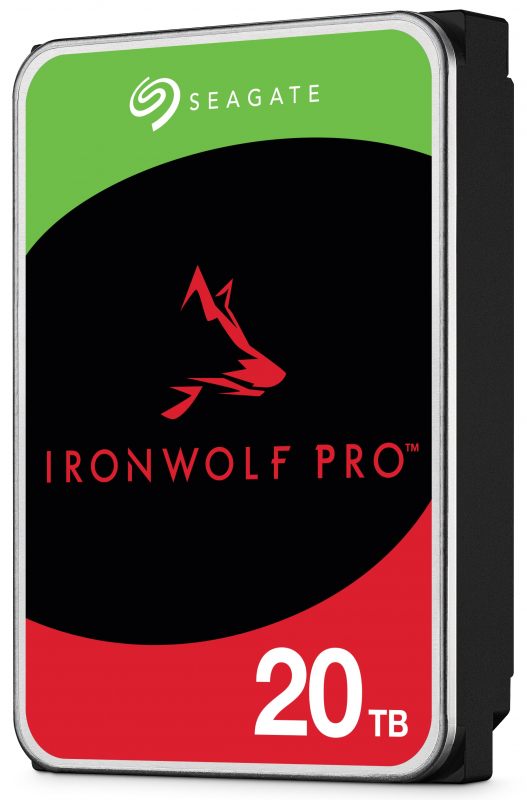 Die neue IronWolf Pro-HDD mit 20 TB Speicherkapazität.