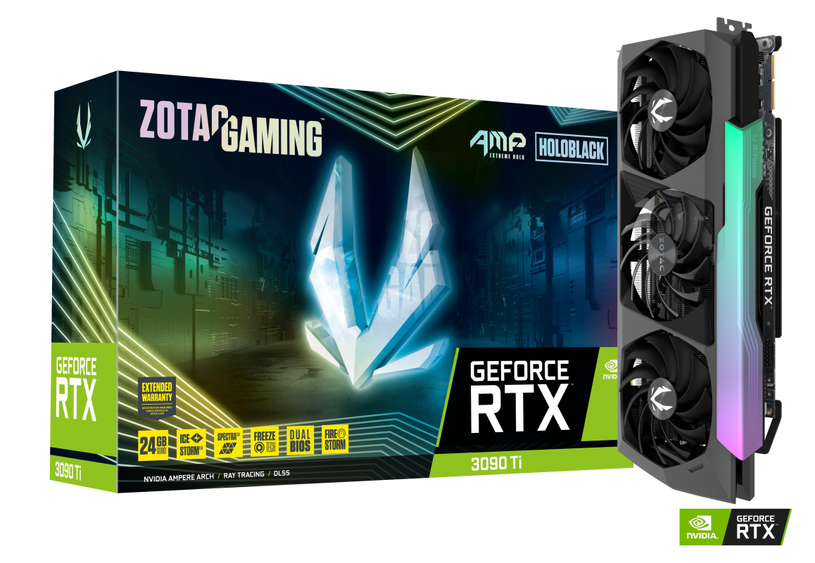 ZOTAC präsentiert die neue GeForce RTX 3090 Ti AMP EXTREME Holo