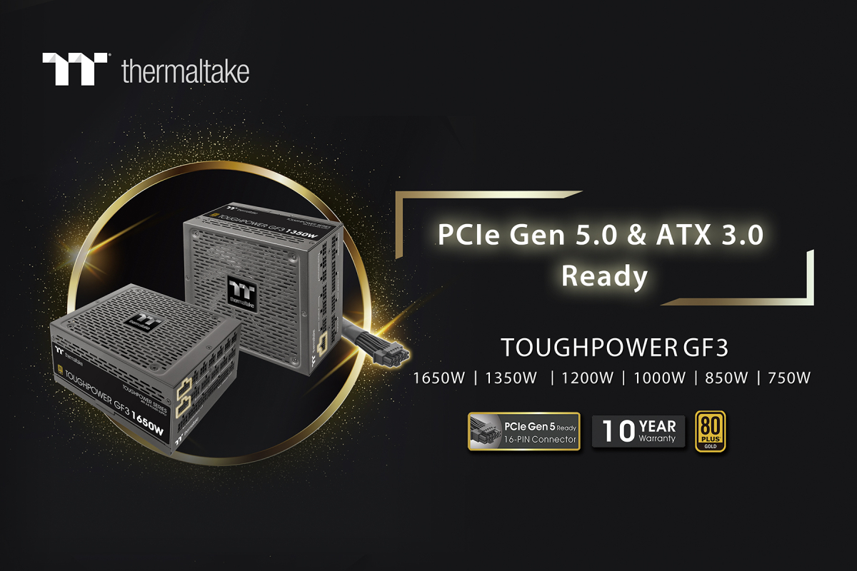 Thermaltake stellt die neue Toughpower GF3 Serie vor: PCIe Gen 5.0 und ATX 3.0 Ready