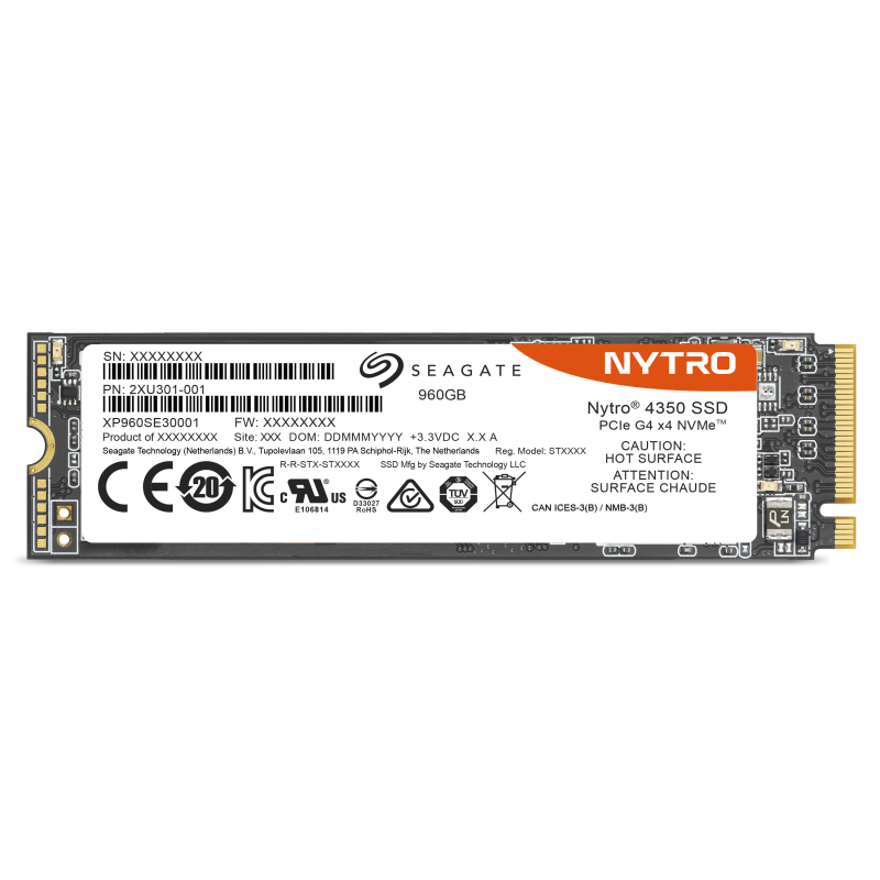 Seagate Nytro 4350 NVMe SSD.