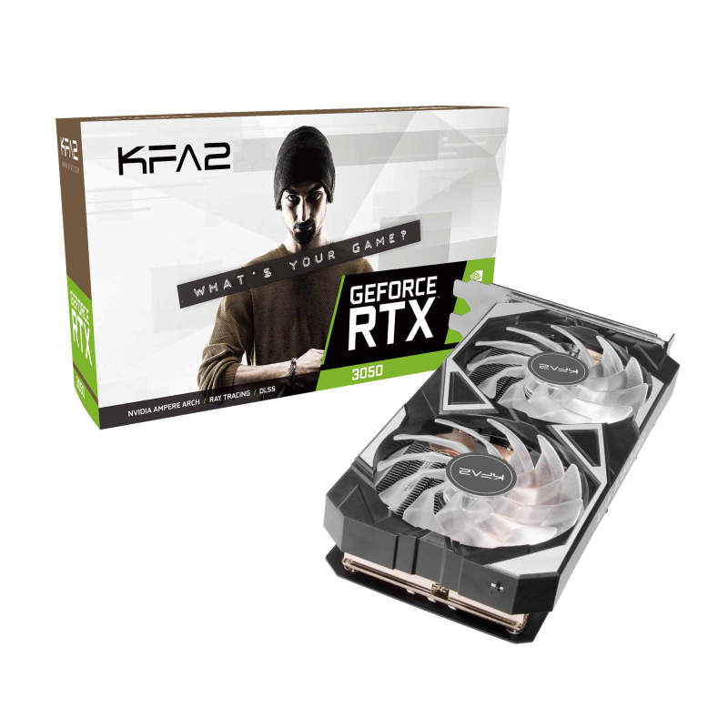 KFA2 GeForce RTX 3050 EX mit 6 GB GDDR6