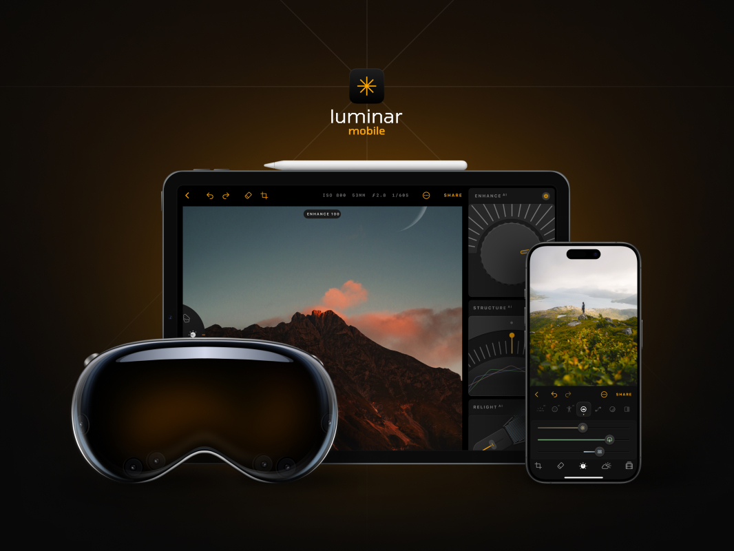 Skylum überarbeitet Luminar für iPad und veröffentlicht Luminar Mobile.